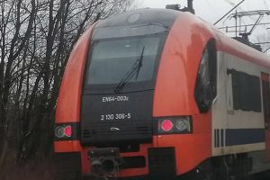 awaria pociągu w Choczni