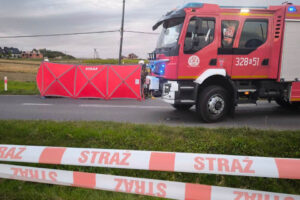 Śmiertelny wypadek w Rożnowie. Nie żyje motocyklista