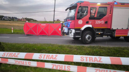 Śmiertelny wypadek w Rożnowie. Nie żyje motocyklista