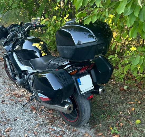Wypadek motocyklisty w Kętach