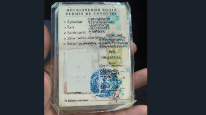 Fałszywe prawo jazdy podczas kontroli drogowej w Zasolu