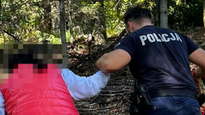 Zabłądziła w lesie podczas grzybobrania