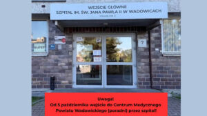Zamykają parking przed przychodnią w Wadowicach